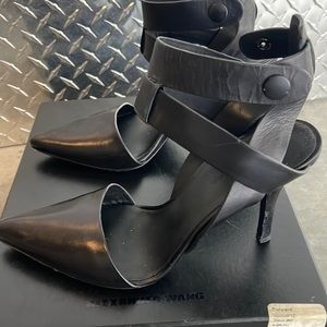 ALEXANDER WANG “SONJA”LEATHER HEELS